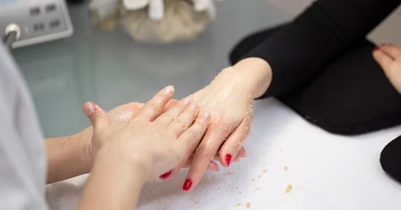 Exfoliating Hands and Nails