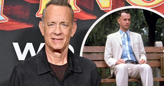 how old was Tom Hanks in Forrest Gump